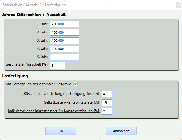 Eingaben/Entscheidungen